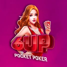 Logo of 6 Up Pocket Poker from FlipLuck at Shotz Casino