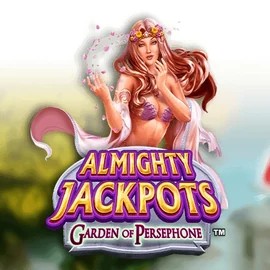 Almighty Jackpots: Garden of Persephone casino game by Novomatic – featured logo at Shotz Casino