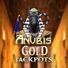 Anubis Gold Jackpots by Inspired Gaming, showcased at shotzcasino.eu.com – game logo