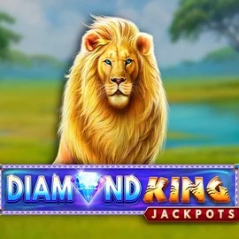Diamond King Jackpots logo by SpinPlay Games at Shotz Casino