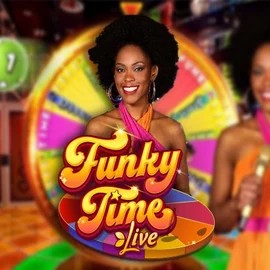 Funky Time online game logo by Evolution on shotzcasino.eu.com