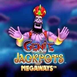 Logo of Genie Jackpots Megaways from Blueprint Gaming at Shotz Casino
