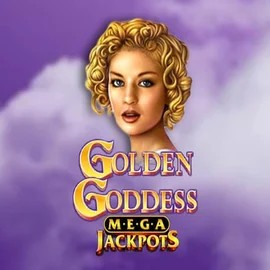 Jackpots logo of Golden Goddess Megajackpots from IGT at Shotz Casino