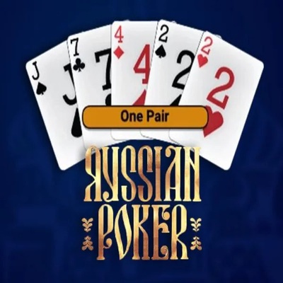 Russian Poker logo by OneTouch Games at Shotz Casino