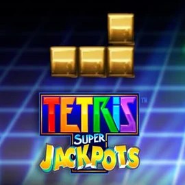 Tetris Super Jackpots game by WMS – logo hosted on Shotz Casino